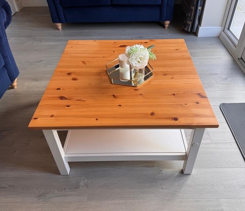 Ikea hemnes coffee table - coffee, white