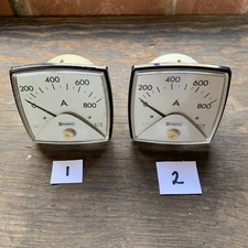 Vintage Amperes Panel Meter
