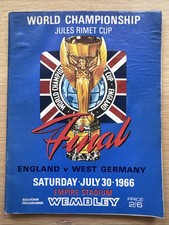 1966 Original Jules Rimet World Cup Final Programme - England v West Germany