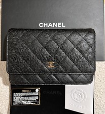 Chanel Wallet On Chain Caviar Leather Gold Hardware - Boxed