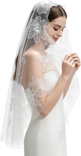 Bridal veil fingertip soft - bridal,