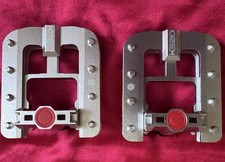 Folding bicycle pedals from