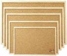 Cork Board Pin Message Notice Board Wooden Frame Office Memo School Pinboard 
