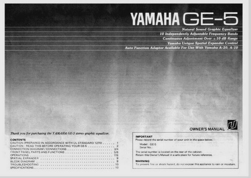 Yamaha stereo graphic - yamaha,