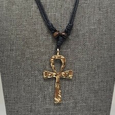 Ankh necklace egyptian cross - ankh,