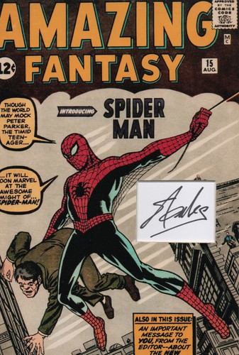 Stan lee signed 12x8 photo - stan,