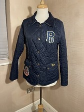 Womens Long Sleeved Jacket - Paul's Boutique Quilted Kings Of Custom Navy Size L