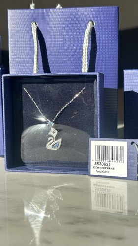 Swarovski swan crystal pendant - swarovski,
