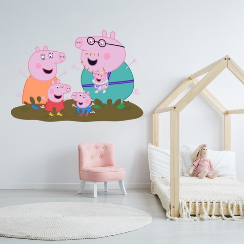 Peppa pig wall sticker - wall,