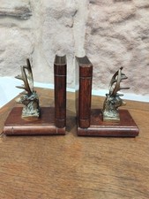 Antique Pair Of Carved Wood &