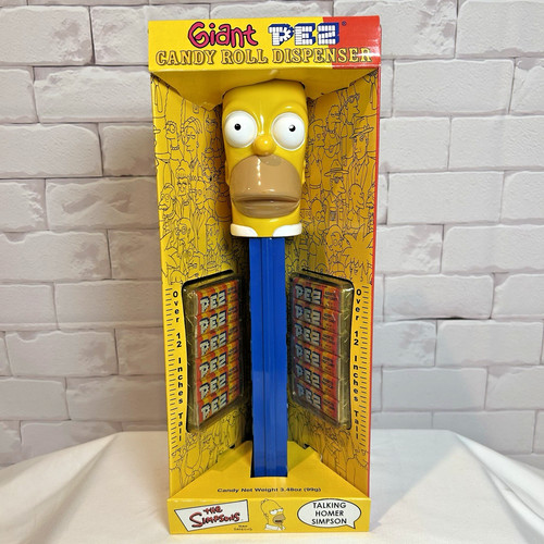 Giant pez talking homer - giant,