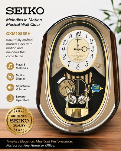 Seiko animated musical wall - animated,