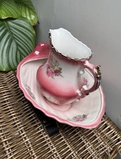 Antique scalloped pink rose