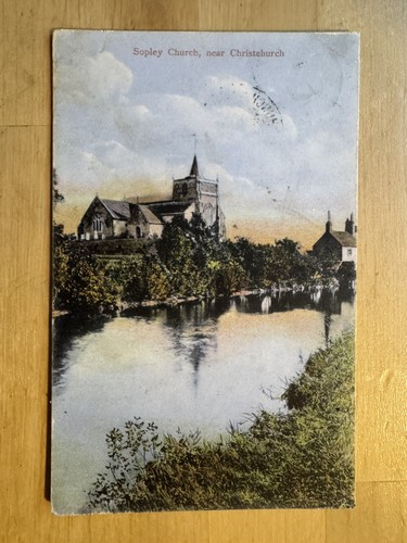 Postcard sopley church near - postcard,