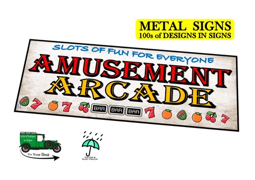 Vintage style amusement arcade