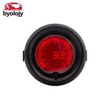 2" 52mm 7 Color LED EVO PSI Turbo Boost Gauge Digital Vacuum Pressure Car Meter