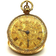 Antique H. Delolme RARE 18K