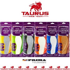 2-4x Shoe Insoles Insert Extra Comfort Sports Anti Odours Men Women UK Size 3-11