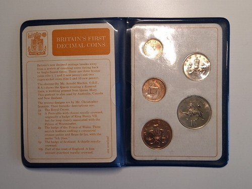 Britains first decimal coin - britains,