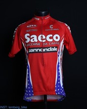 Saeco Cannondale Tour de France 1998 vintage cycling jersey (L)