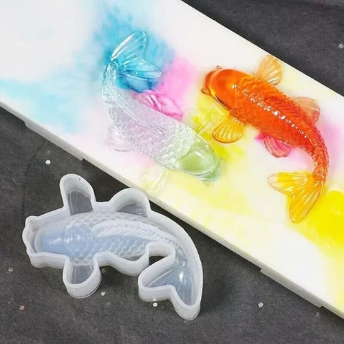Koi fish mold silicone jewelry - fish,