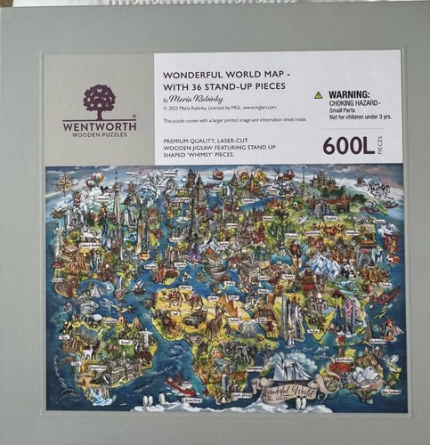Wentworth wonderful world map - world,