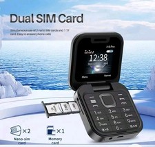 SERVO I16 Pro MIni Fold Mobile Phone 2G GSM Dual SIM Card Speed Dial uk stock