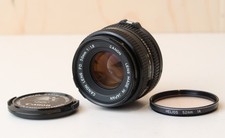 Canon FD 50mm / F1.8 Prime Lens + Olympic 1984 Cap - Excellent Clean Lens