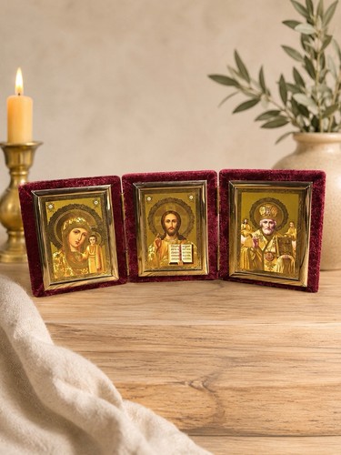 Orthodox christian triptych - orthodox,