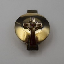 ANTIQUE STERLING SILVER GOLD WASH CHURCH PYX HOST BOX CHRISTIAN FC ZIEGLER CO