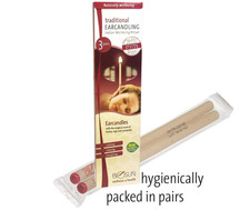 Biosun Traditional Earcandles / Removes Ear Wax / Honey Sage & Camomile 6 Sticks