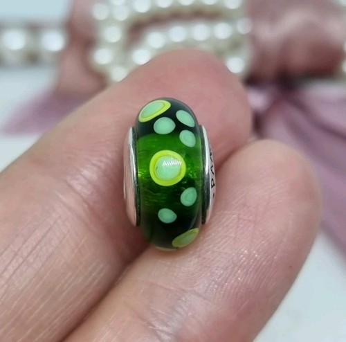 Genuine pandora green bubbles - green,