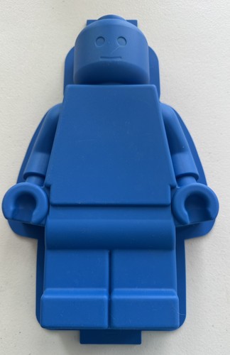 Lego blue minifigure silicone - blue,