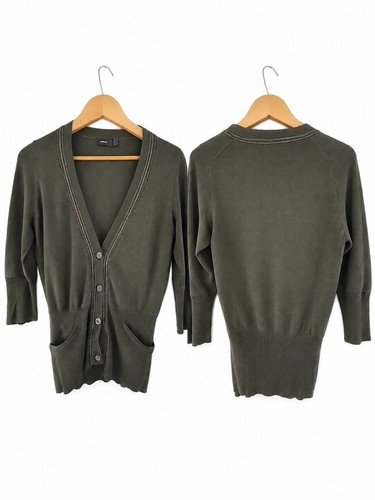 Mexx olive green wool blend - olive,