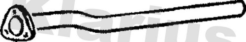 Exhaust pipe fits golf - pipe,  