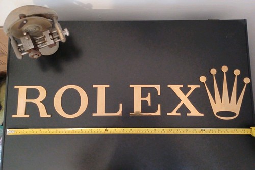 Rolex brass letters sign - letters, ex