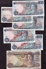 Jersey. 12 banknotes, details