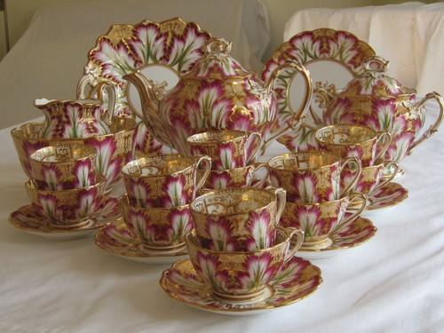 Antique john ridgway porcelain - antique,
