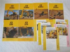 11x Brochure JCB JS 70 110 150 200 300 450 Excavator Hammermaster 260 360 380 406