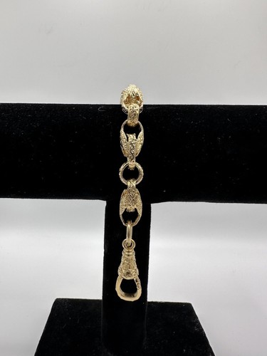 9ct gold silver belcher - 9ct,