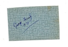 George Formby Actor and singer Signed Vintage 1938 Album Page Autographed