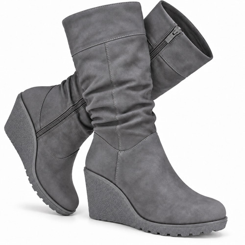 Womens knee high boots slim - high,
