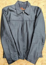 Black lambskin leather