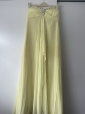 Bridesmaid Dress in Pale Lemon