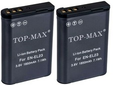 2x EN-EL23 Battery for Nikon