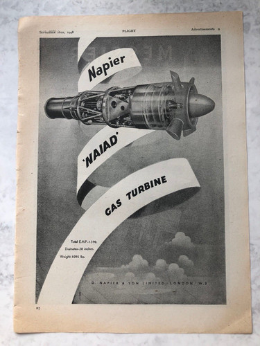 1948 aircraft advert - 1948, napier