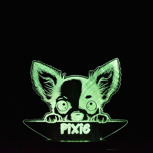 Dog night light personalised - dog, |