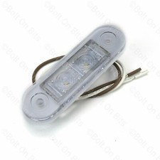 White LED Flush Marker 12V 24V