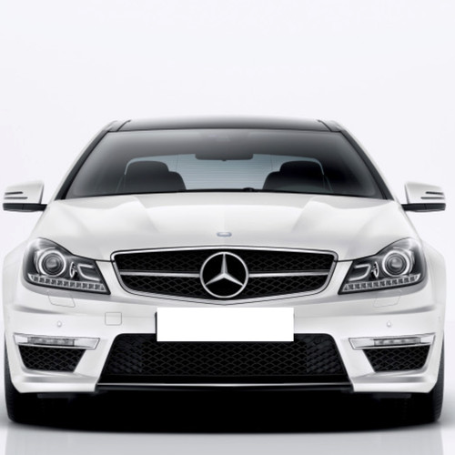 Front grille emblem - front,