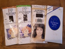 Vintage 80s 90s ladies tights - 90s,